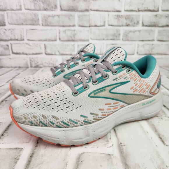 Brooks Glycerin 20 Women's Sz 9.5 D Wide Gray Athletic Running Train Gym Sneaker - Picture 3 of 10